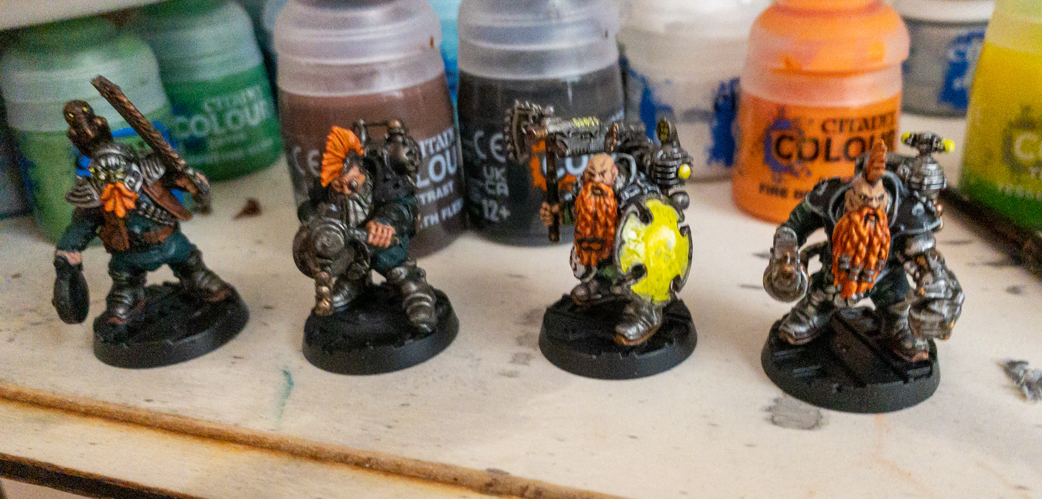 Squat Venator Gang Painting WIP
